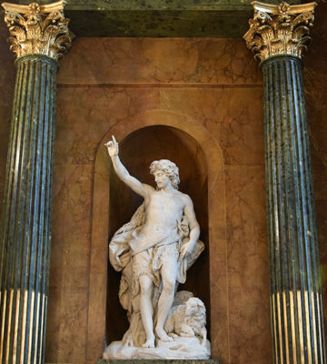 Restauration de la statue de Saint Jean-Baptiste à Saint-Sulpice