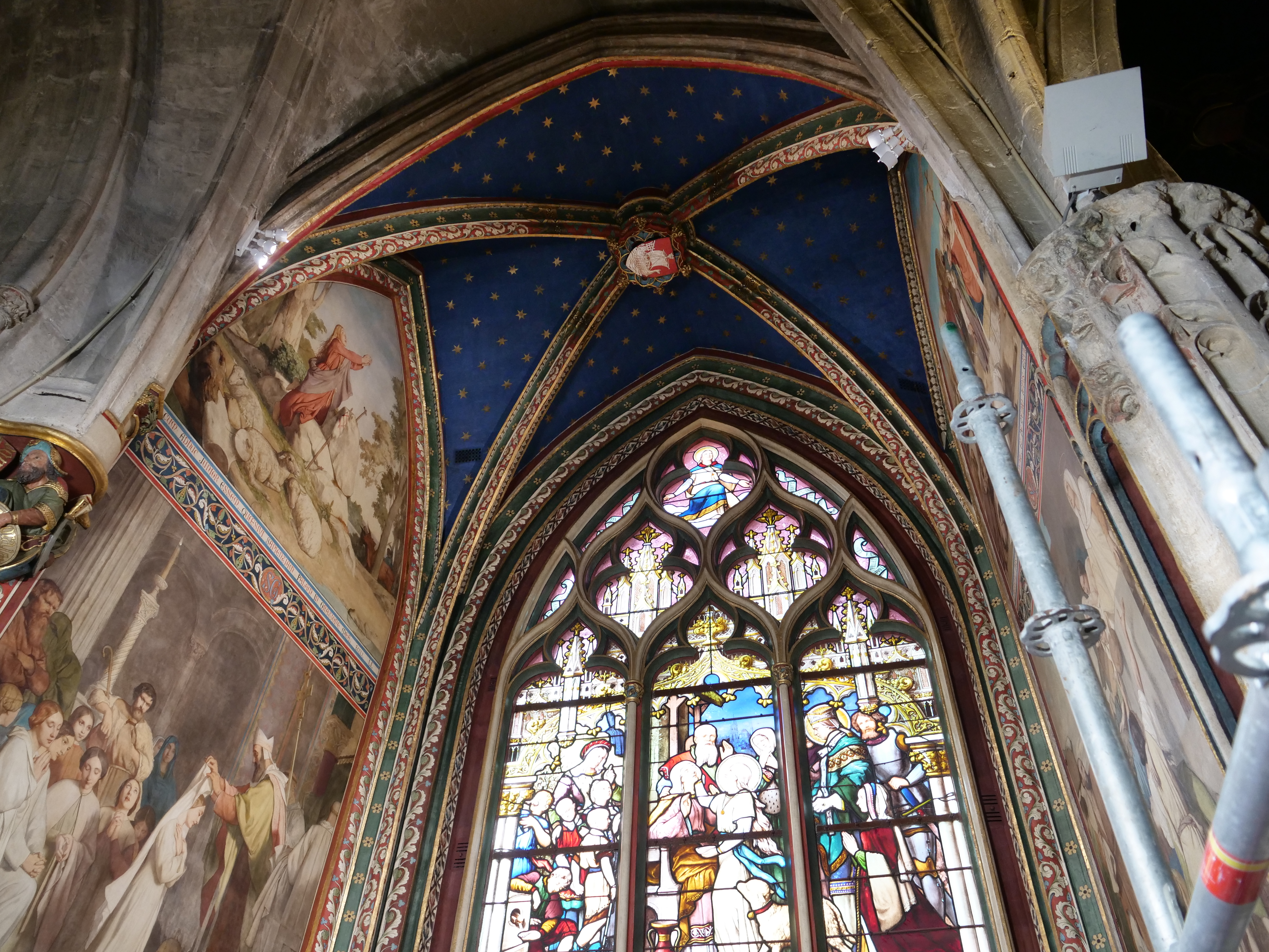 Le chantier de la chapelle Sainte-Geneviève - Eglise Saint-Séverin (Ve)